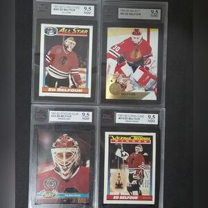 Ed Belfour Hockey Trading Card Set